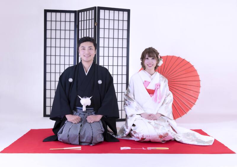 撮影小物も充実、和装スタジオ撮影