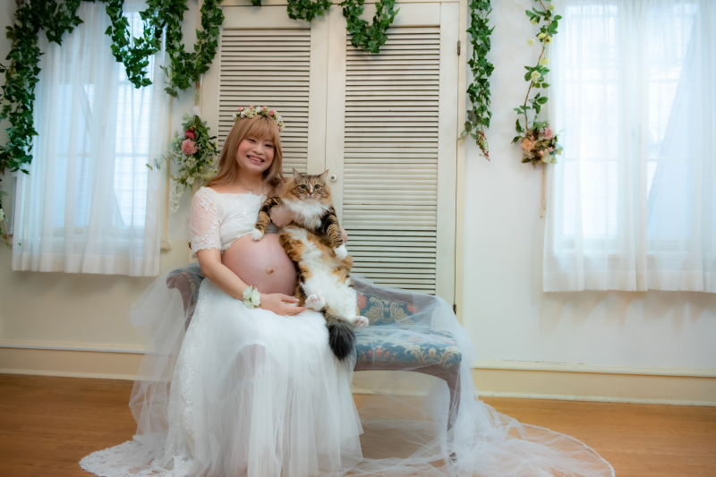 英国風洋館スタジオ【御苑フォトウェディング】_マタニティフォトの撮影ができる