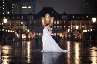 英国風洋館スタジオ【御苑フォトウェディング】_東京駅夜景オープニングムービー_写真版