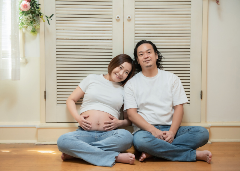 英国風洋館スタジオ【御苑フォトウェディング】_マタニティフォトの撮影ができる