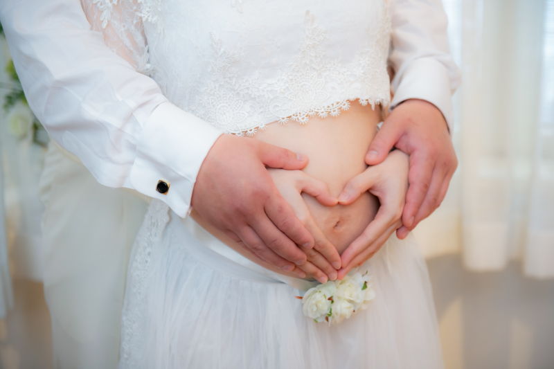 英国風洋館スタジオ【御苑フォトウェディング】_マタニティフォトの撮影ができる