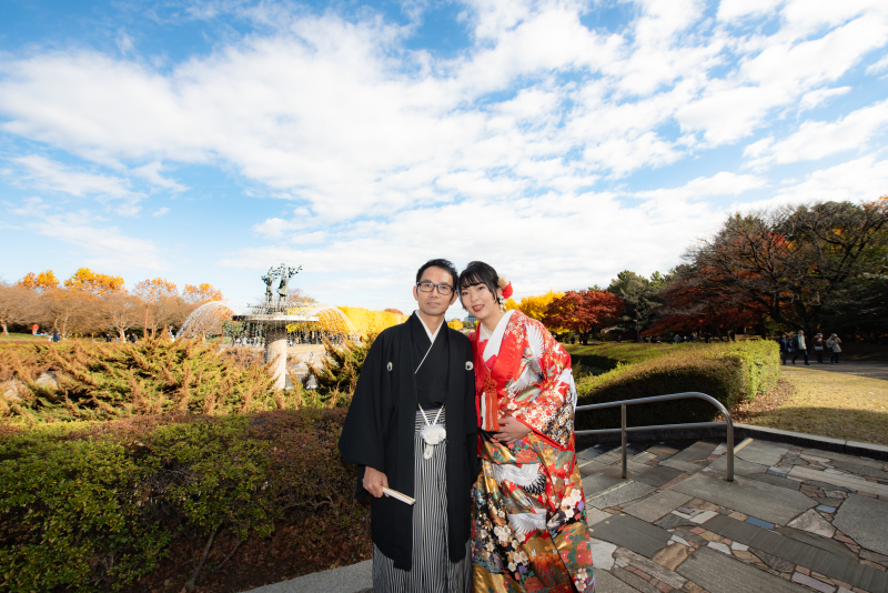 【和装★自然豊かな昭和記念公園1箇所】衣装UP料無料!美肌など嬉しい加工付き※洋装は2.2万引き