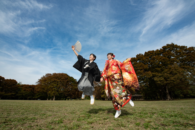 2月末迄の撮影で写真集プレゼント【代々木公園♡和装ロケ】家族やペット参加OK!衣装UP無料!美肌、歯の美白など加工付き