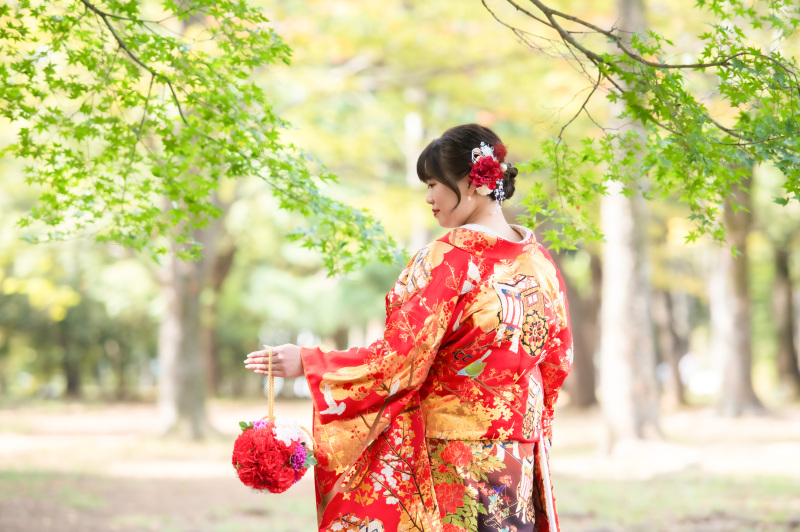 桜！新緑！3.4月撮影限定【家族やペット参加OK★和装代々木公園】シーズン料＆衣装UP無料！美肌などの嬉しい加工付き♪