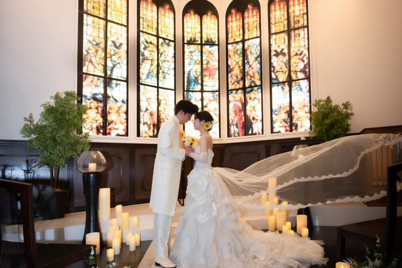 2月末迄の撮影【選べるチャペル★セレモニー風フォト】人気写真集プレゼント!衣装選び放題♪移動費&施設使用料コミの安心プラン