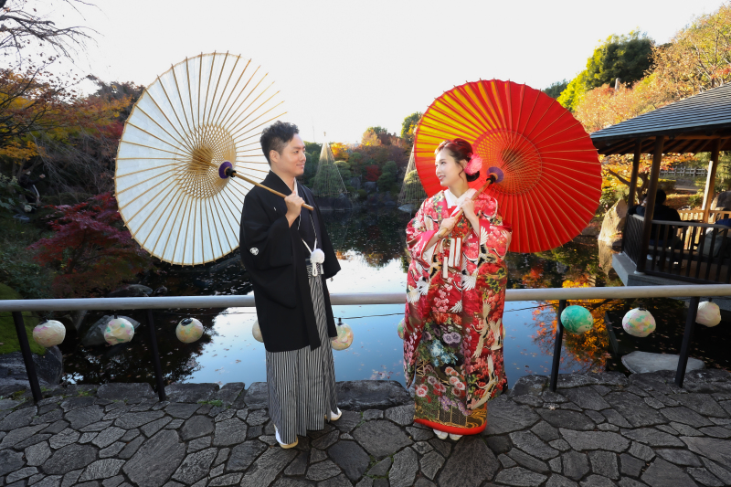 日程限定!早い者勝ち【紅葉♡目白庭園☆和装ロケ】シーズン料&土日祝日料無料!衣装グレードアップ無料♪