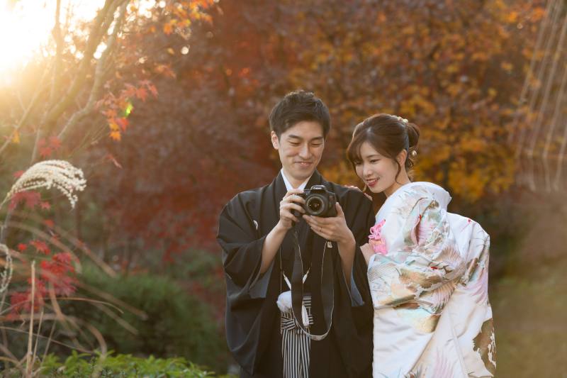 2月末迄の撮影限定1.1万引き!【情緒ある日本庭園】衣装UP料金なし&嬉しい美肌などの加工付き