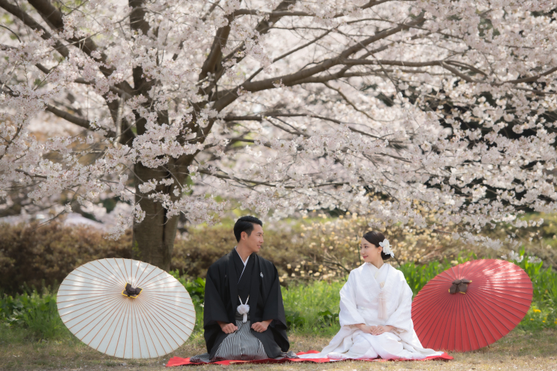 【和装★自然豊かな昭和記念公園1箇所】衣装UP料無料!美肌など嬉しい加工付き※洋装は2.2万引き