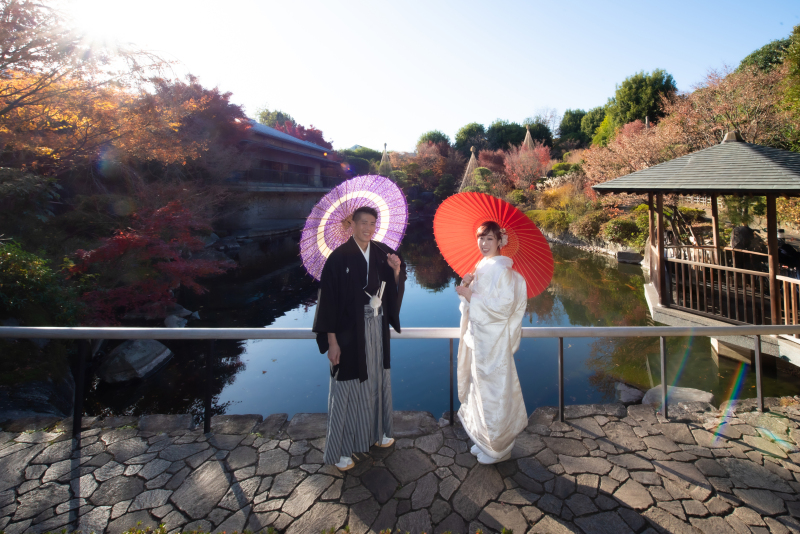 2月末迄の撮影限定1.1万引き!【情緒ある日本庭園】衣装UP料金なし&嬉しい美肌などの加工付き