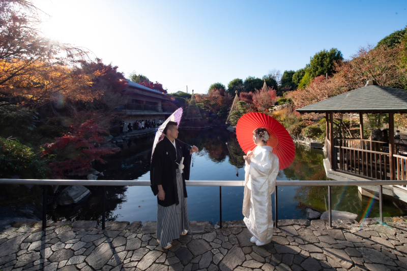 12/15~1/31撮影で写真集プレゼント!【日本庭園★和装ロケ】衣装UP料無料!美肌、歯の美白など嬉しい加工付き♪