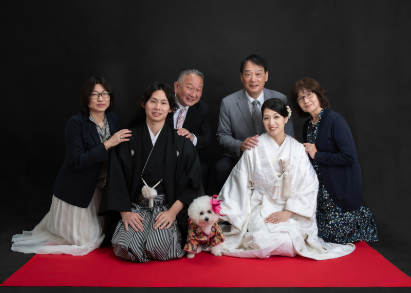 しっかり写真も自然体も叶う♪家族・ペット参加OK【和装スタジオ&ハウス撮影】衣装UP料0円&美肌補正付き
