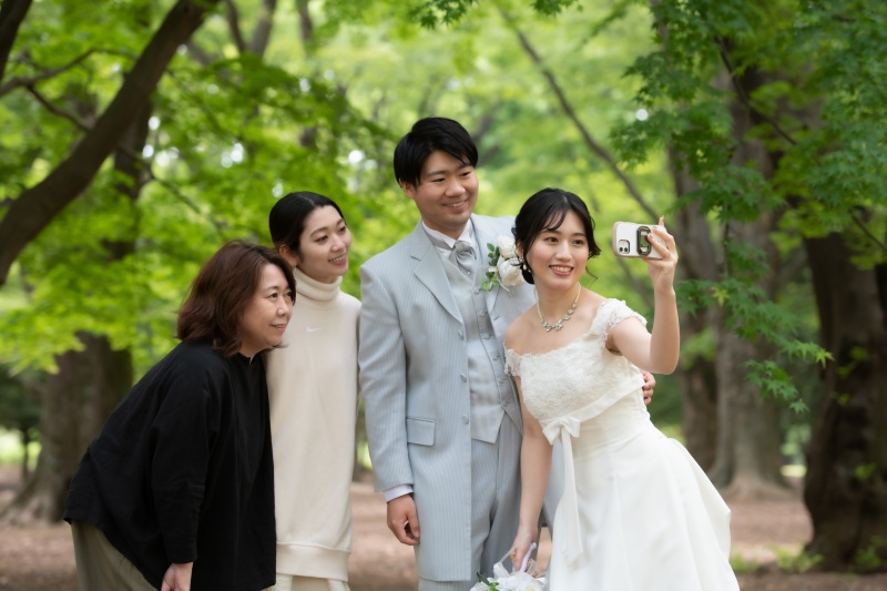 桜！新緑！3.4月撮影限定【家族やペット参加OK★洋装代々木公園】シーズン料＆衣装UP無料！美肌などの嬉しい加工付き♪