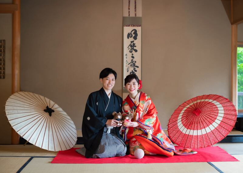 家族参加OK【情緒ある目白庭園+趣ある和室プラン】雨天決行できる!衣装グレードアップ無料!美肌など嬉しい加工付き♪