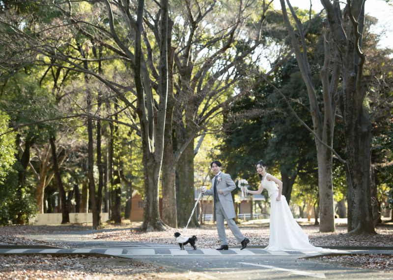 12/15~2/28撮影で写真集プレゼント【代々木公園♡洋装ロケ】家族やペット参加OK!衣装UP無料!美肌、歯の美白など加工付き