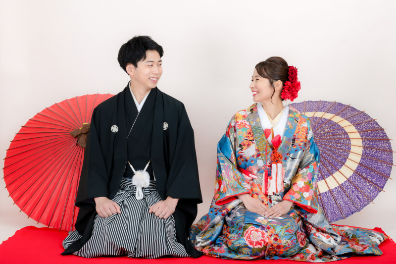 しっかり写真も自然体も叶う♪家族・ペット参加OK【和装スタジオ&ハウス撮影】衣装UP料0円&美肌補正付き
