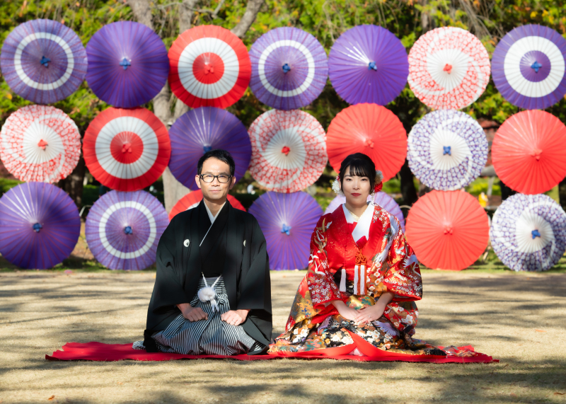 早割でシーズン料2.2万サービス【和装★紅葉の昭和記念公園1箇所】衣装UP料無料！美肌など嬉しい加工付き※洋装は2.2万引き
