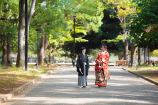 2月末迄の撮影で写真集プレゼント【代々木公園♡和装ロケ】家族やペット参加OK！衣装UP無料！美肌、歯の美白など加工付き