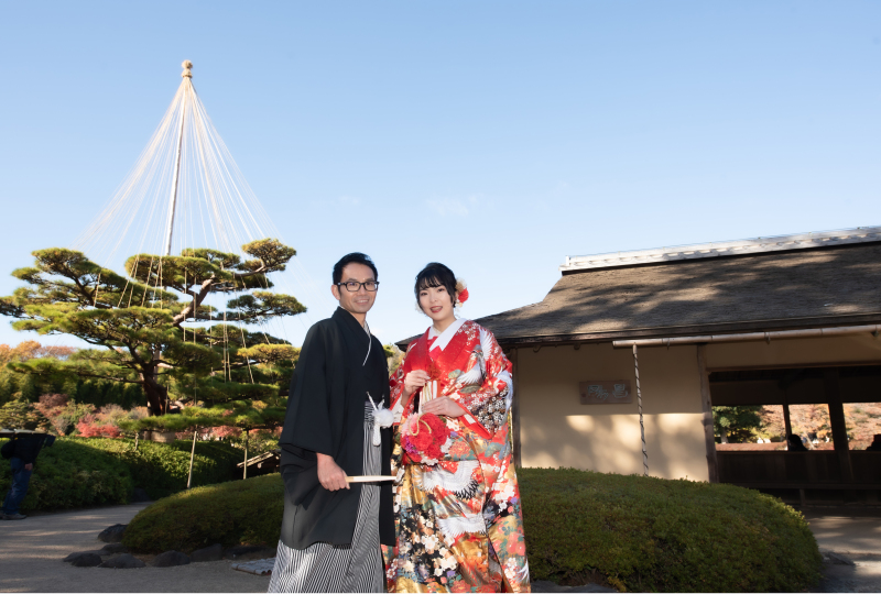 早割でシーズン料2.2万サービス【和装★紅葉の昭和記念公園1箇所】衣装UP料無料！美肌など嬉しい加工付き※洋装は2.2万引き