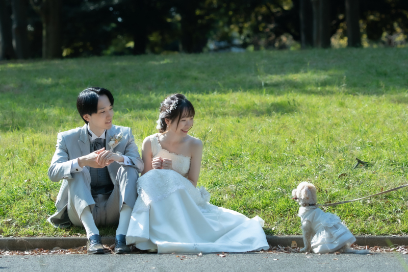 桜！新緑！3.4月撮影限定【家族やペット参加OK★洋装代々木公園】シーズン料＆衣装UP無料！美肌などの嬉しい加工付き♪