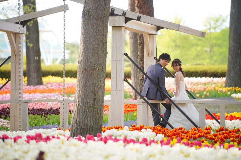 オランダのモニュメント風デッキ