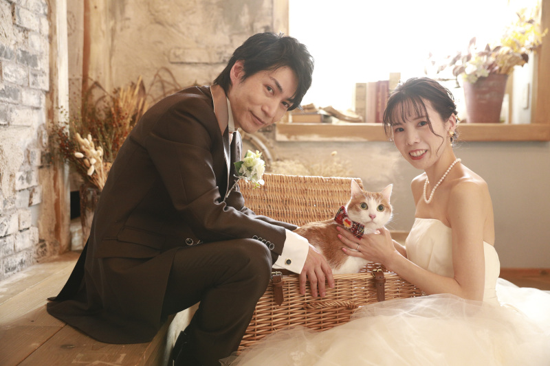 ねこちゃんも一緒に