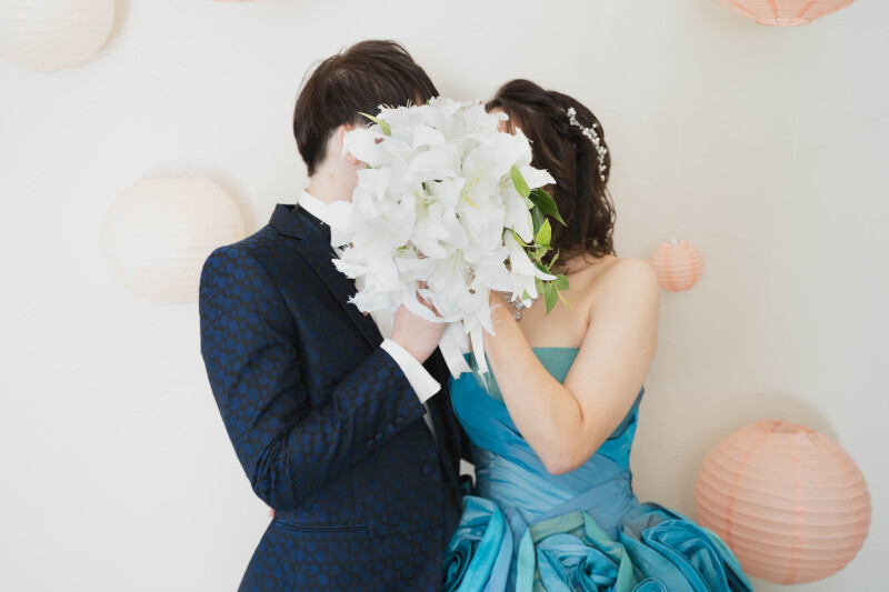 ブーケを使って、、