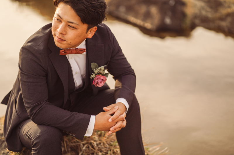 新郎ソロショット