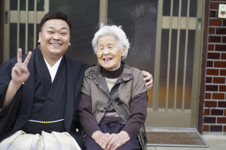 ばあちゃん家で撮影