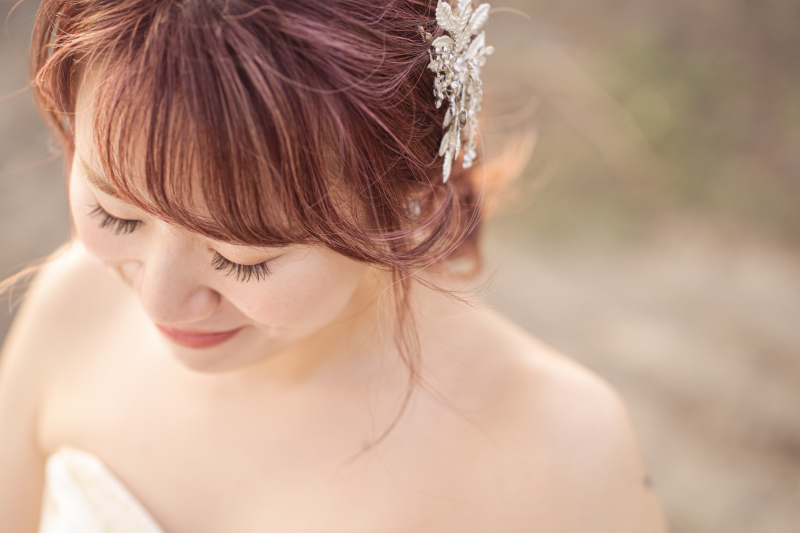 新婦のソロショット