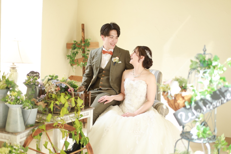 お花に囲まれた幸せ時間 