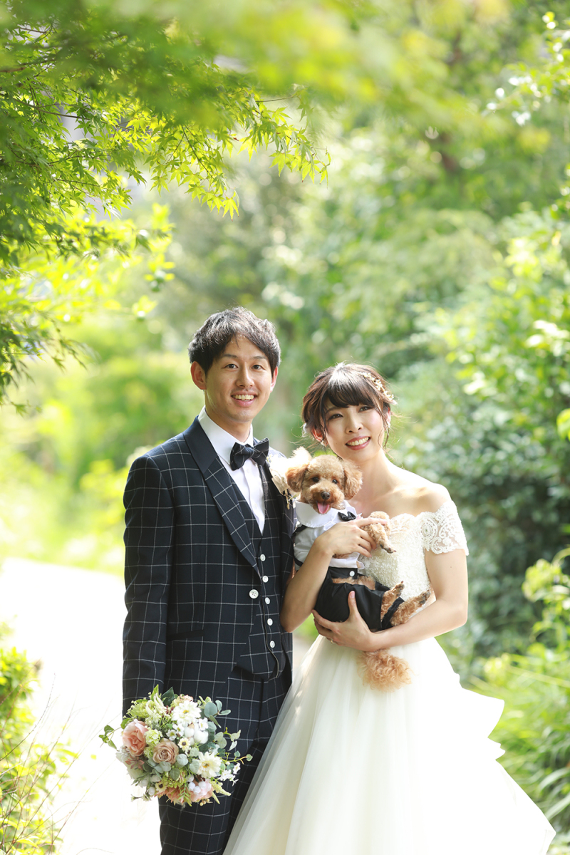 最後はわんちゃんと