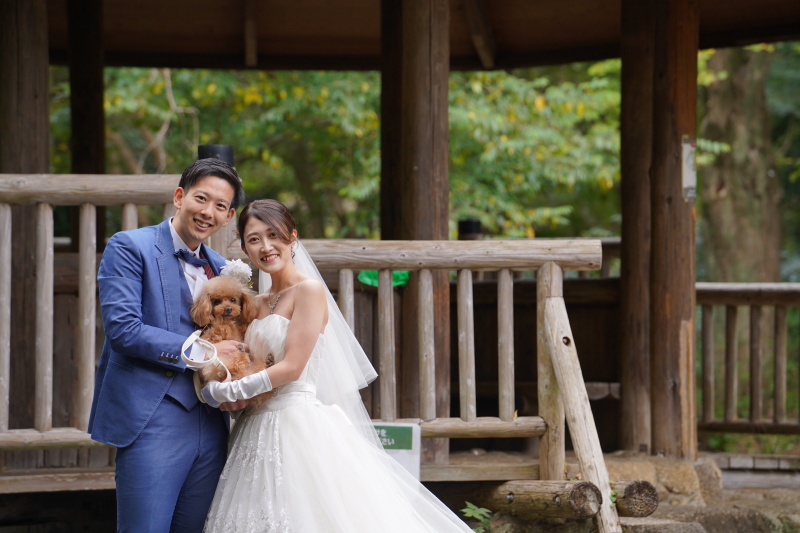 ペットも安心！自然に囲まれたロケーション撮影