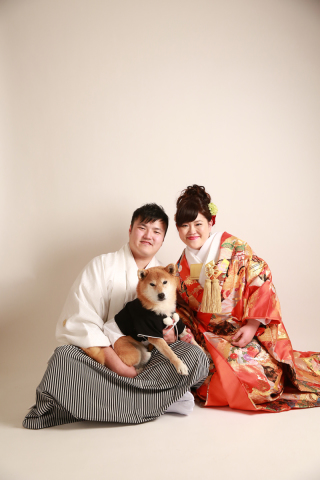 お二人ならではの和装前撮り