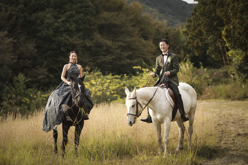 開放感のある草原で