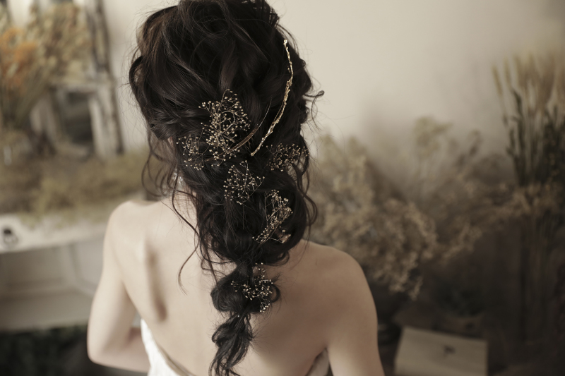 ヘアーアレンジも素敵