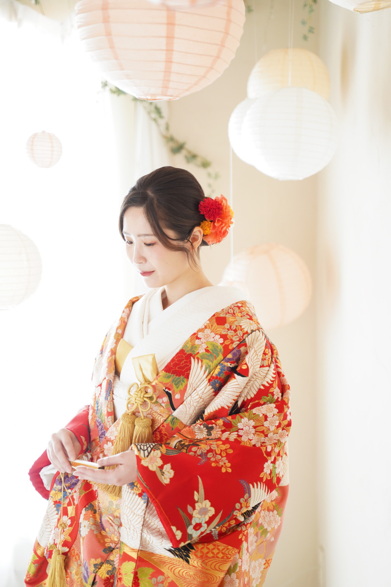 ふんわり華やかな花嫁様