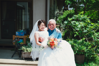 実家でロケーション撮影