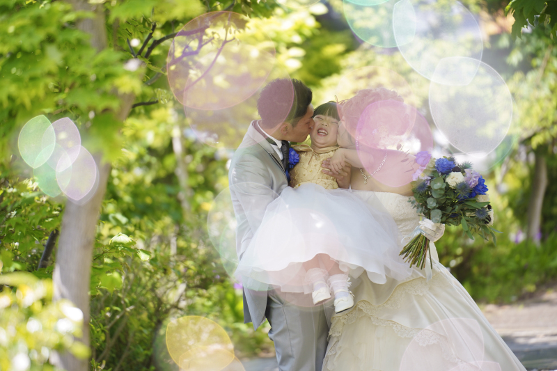 お子様との撮影もお任せください!