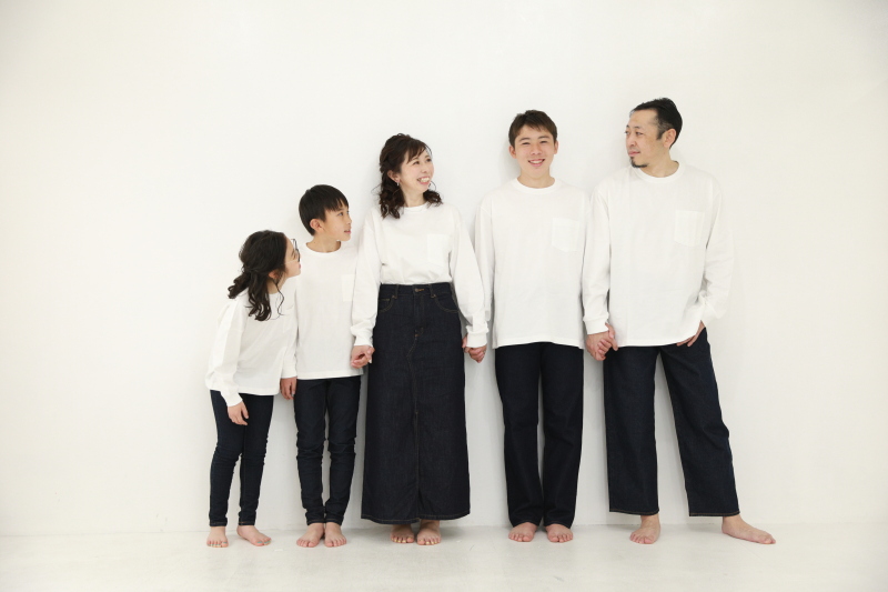 私服でカジュアル撮影も可能!