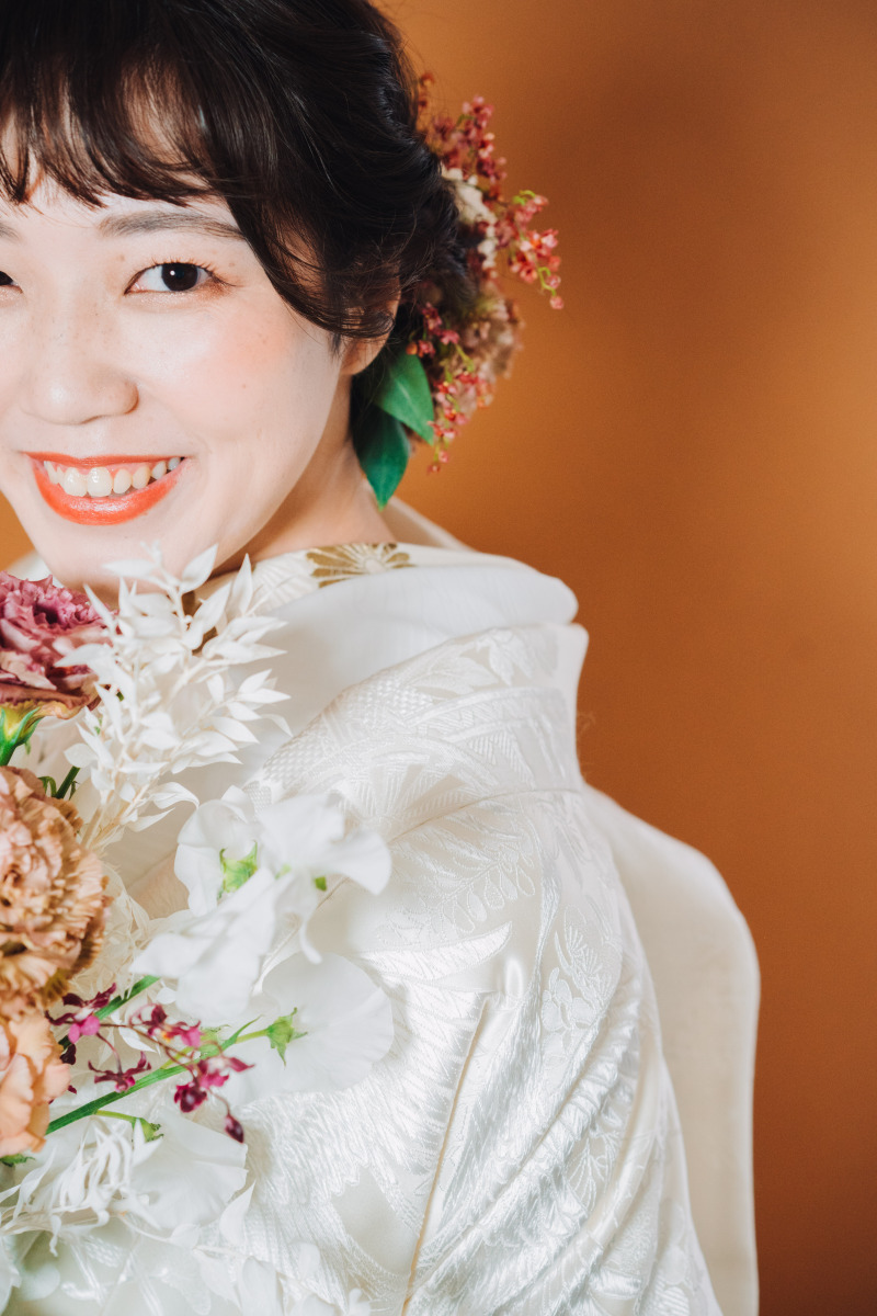 髪飾りからメイクブーケまで。