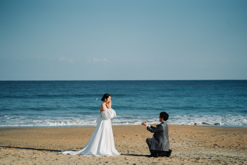 ふたりの思い出の海で撮影ができちゃいます♪