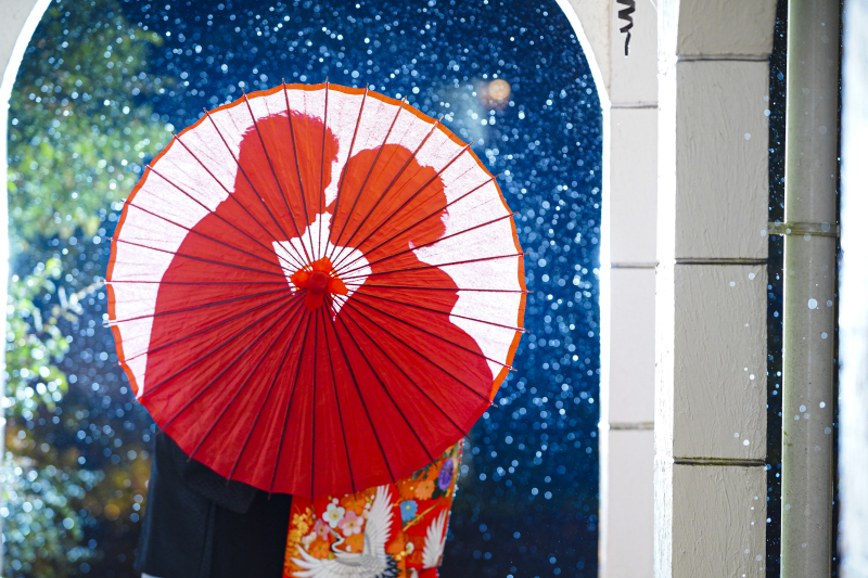 雨でもこんなに綺麗に撮影することができます。