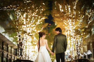 【洋装2着+和装1着プラン】ドレス・和装スタジオ2着セットプラン+ドレスで東京駅撮影◆ヘアメイク2点・全データ・移動費込