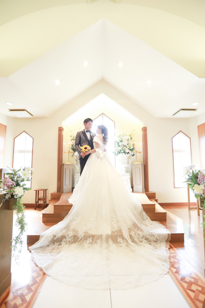 【チャペル希望希望の方へ】選べる6か所チャペル☆衣装ランクアップ込☆データ込み☆申請料込