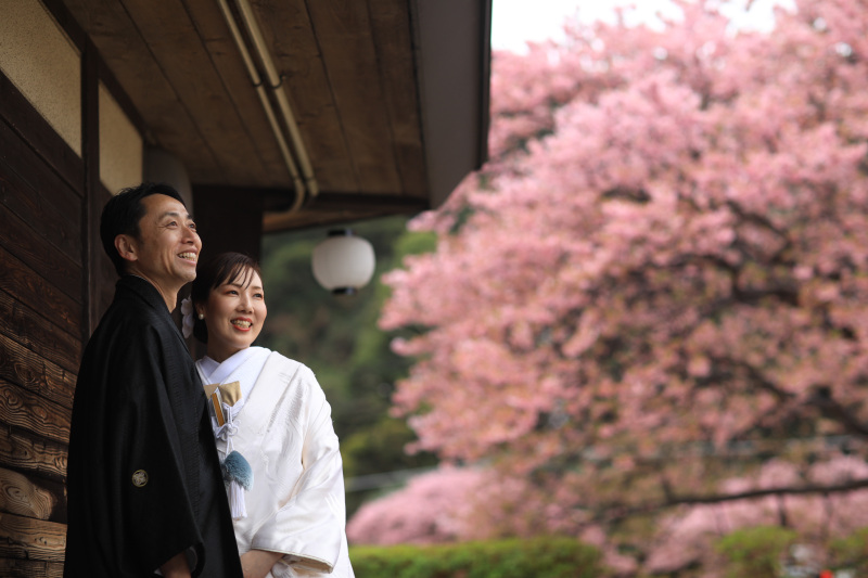 【衣装追加料金なし】期間限定｜河津桜フォトウェディング　165,000円（税込）