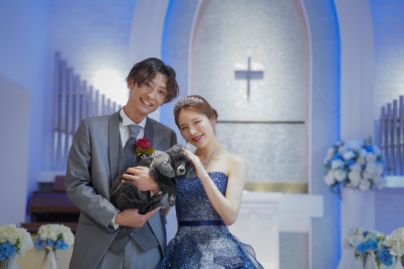 【チャペル撮影×会食】★ランクアップ衣装込み★データ100カット付き★申請料込みの安心プラン