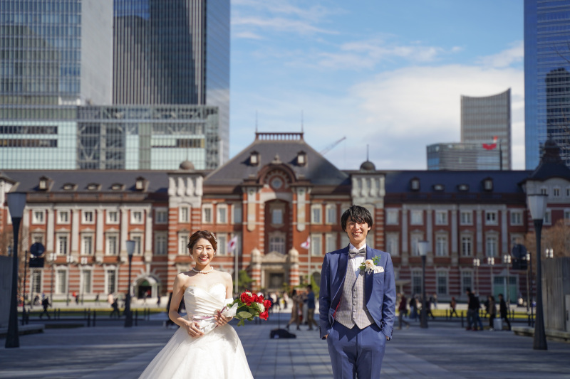 7月末まで撮影限定！ドレス2着目無料☆【東京駅or大さん橋&スタジオ】特別価格148,500円