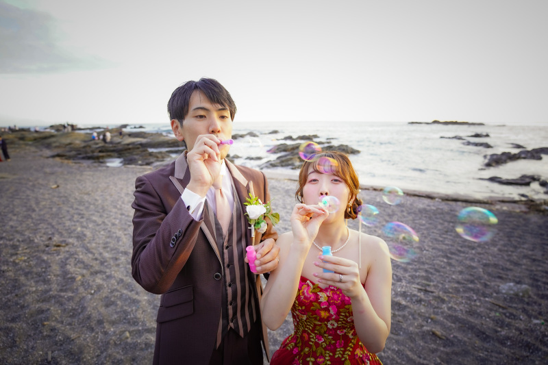 7月末まで！ドローン込☆【洋装・城ヶ島撮影＋オープニングムービー撮影】◎220,000円※追加料金なし！
