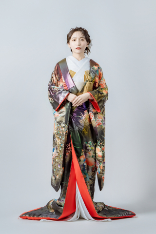 銀孔雀と四季花