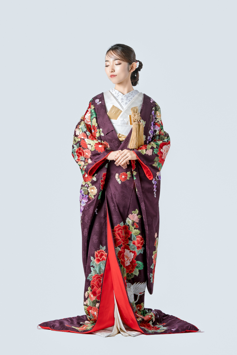 藤垂れに華鶴